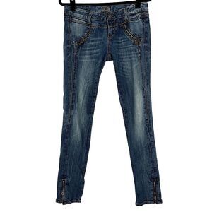 Los Angeles Vintage Be Rock Y2K Low Rise Skinny Jeans - Women’s 6